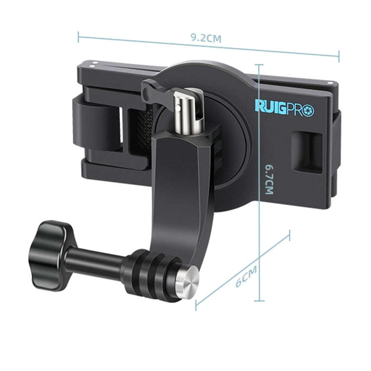 RUIGPRO 360 Degree Rotating Quick Release Strap Mount Shoulder Backpack Mount for GoPro, Insta360...