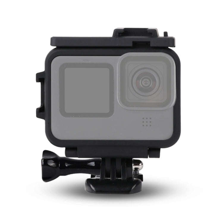For GoPro HERO10 Black / HERO9 Black Plastic Frame Mount Protective Case with Base Buckle & Long ...