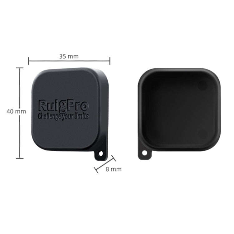 RUIGPRO for GoPro HERO10 Black / HERO9 Black Soft Rubber Scratch-resistant Camera Lens Protective...