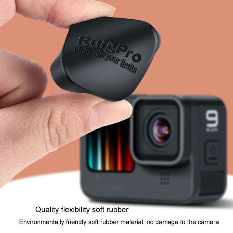 RUIGPRO for GoPro HERO10 Black / HERO9 Black Soft Rubber Scratch-resistant Camera Lens Protective...