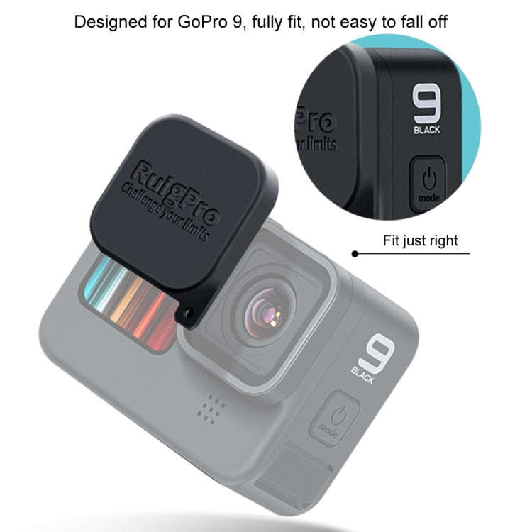 RUIGPRO for GoPro HERO10 Black / HERO9 Black Soft Rubber Scratch-resistant Camera Lens Protective...