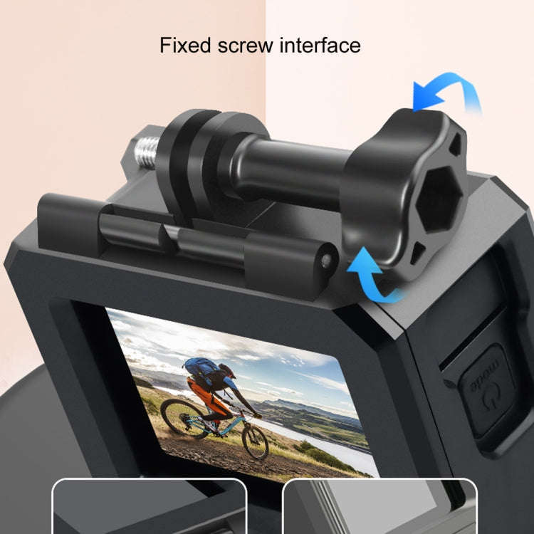 For GoPro HERO10 Black / HERO9 Black ABS Plastic Border Frame Mount Protective Case with Buckle B...