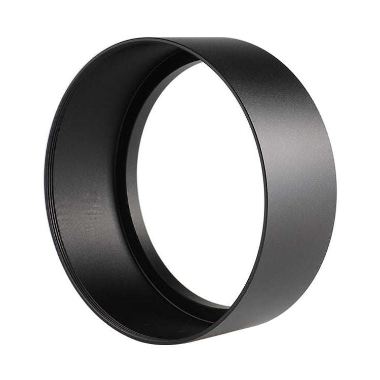 86mm x 86mm x 40mm Thread Type Straight Tube Full Metal Lens Hood Shade for Medium Telephoto Lens