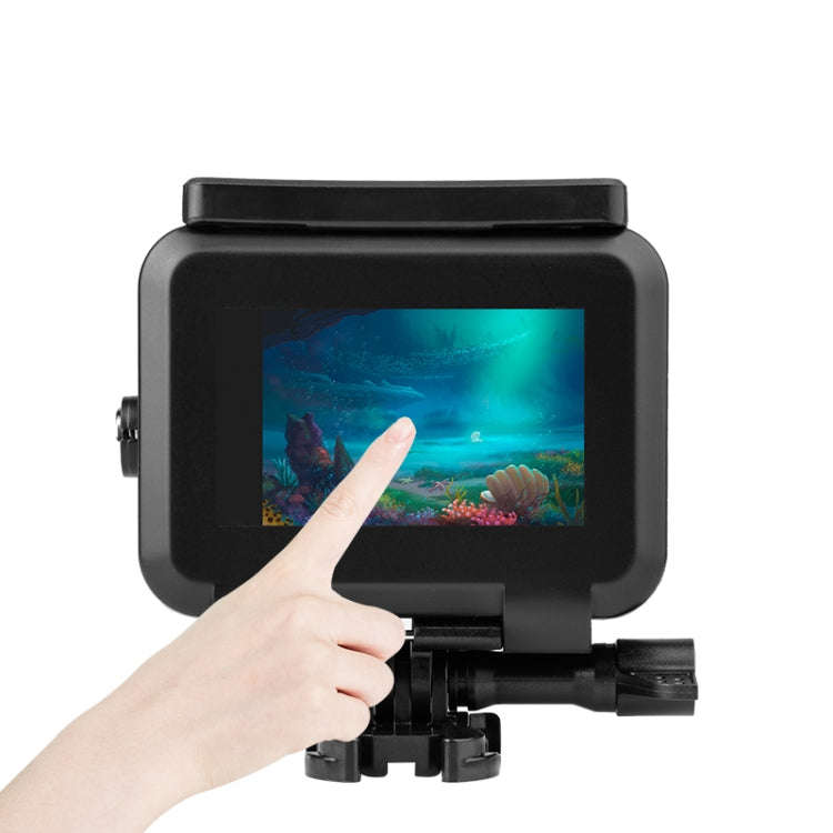 50m Waterproof Housing Protective Case with Buckle Basic Mount & Screw for GoPro HERO10 Black / H...