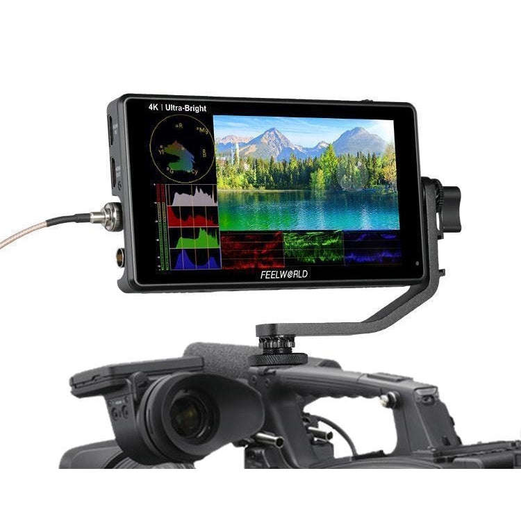 FEELWORLD LUT6S 1920x1080 2600 nits 6 inch IPS Screen HDMI 4K Touch Screen SDI HDI Camera Field M...