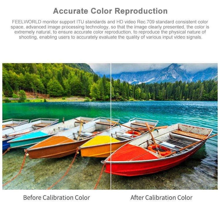 FEELWORLD LUT6S 1920x1080 2600 nits 6 inch IPS Screen HDMI 4K Touch Screen SDI HDI Camera Field M...