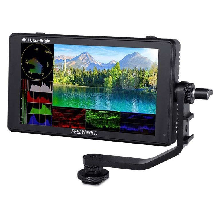 FEELWORLD LUT6S 1920x1080 2600 nits 6 inch IPS Screen HDMI 4K Touch Screen SDI HDI Camera Field M...