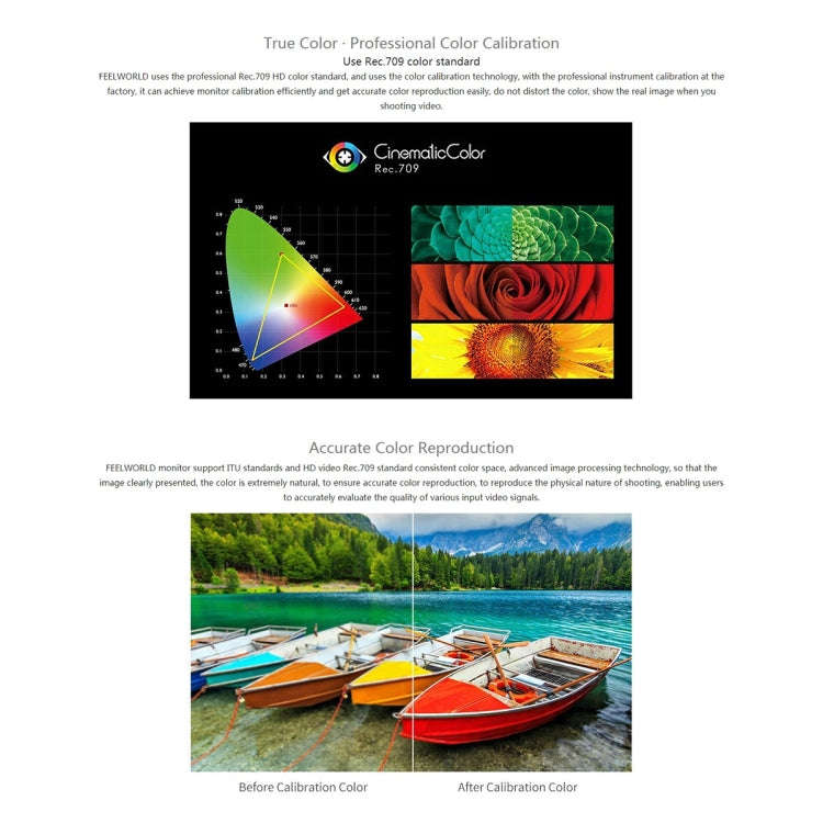 FEELWORLD LUT7 1920x1200 2200 nits 7 inch IPS Screen HDMI 4K Touch Screen Camera Field Monitor