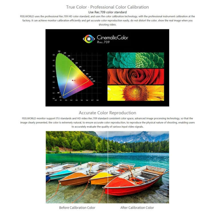 FEELWORLD LUT7S 1920x1200 2200 nits 7 inch IPS Screen HDMI 4K Touch Screen Camera Field Monitor