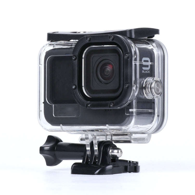 45m Waterproof Housing Protective Case with Buckle Basic Mount & Screw For GoPro HERO10 Black / H...