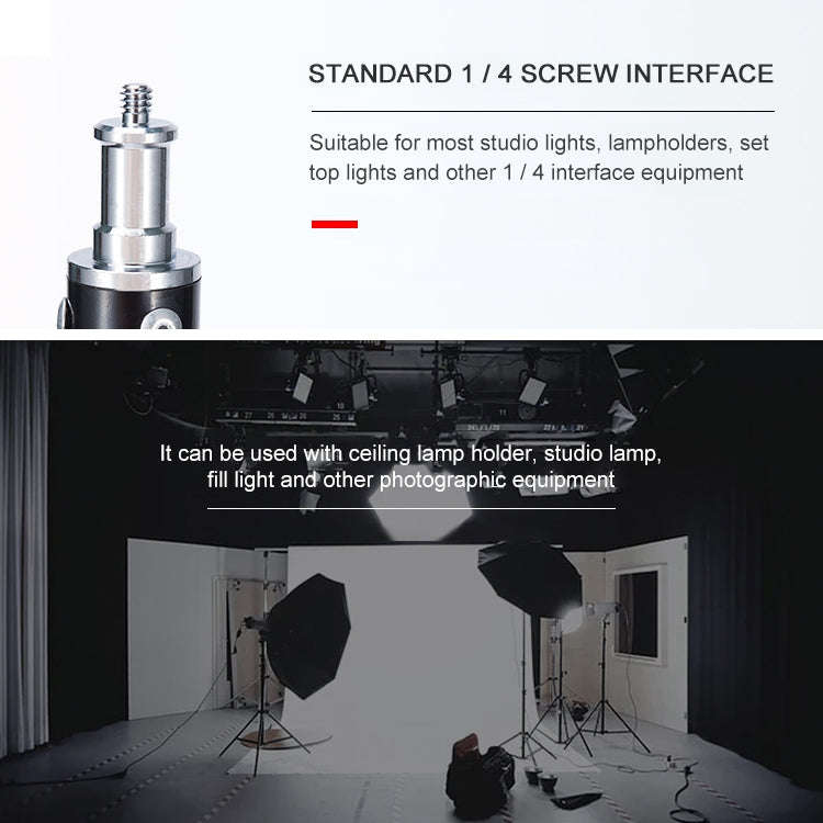 TRIOPO Oubao 1.9m Portable Studio Light Metal Tripod