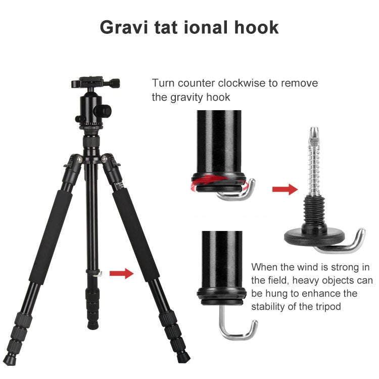 TRIOPO Oubao TA330 Horizontal Arm Tripod Mount Quick Release Center Column Boom Bracket with Trip...