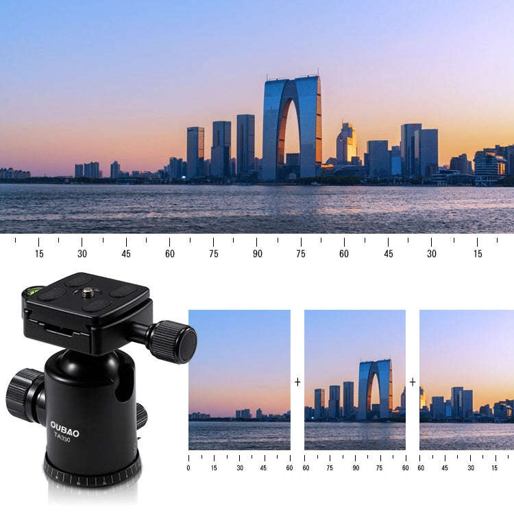 TRIOPO Oubao TA330 Horizontal Arm Tripod Mount Quick Release Center Column Boom Bracket with Trip...
