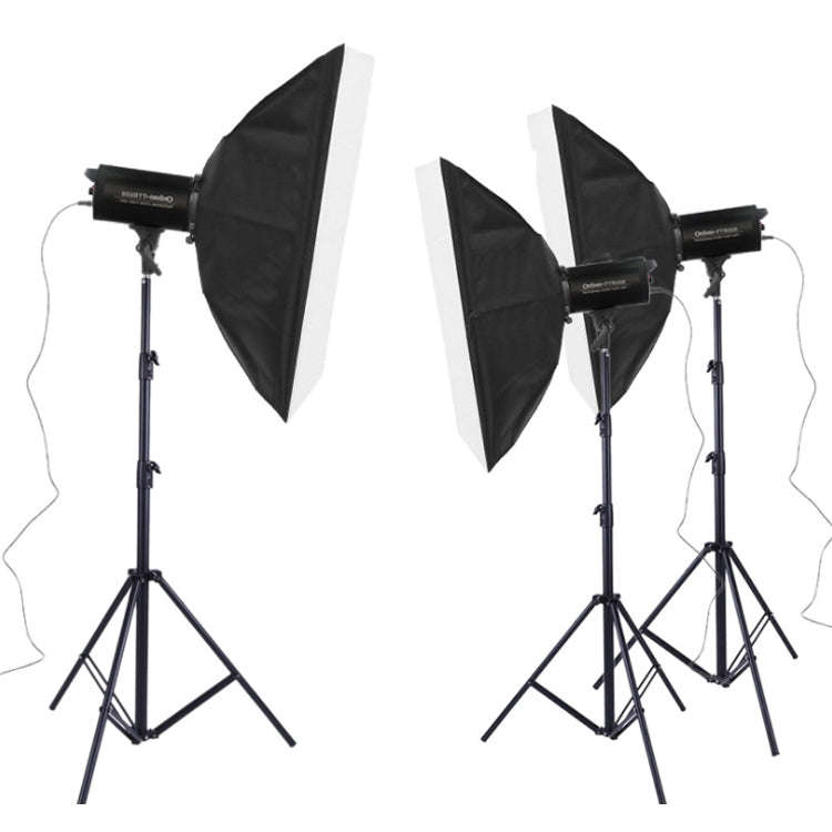 TRIOPO Oubao TTR300W 60x90cm Studio Softbox + 2.8m Tripod Mount + 3 x  Light Bulb Photography Lig...