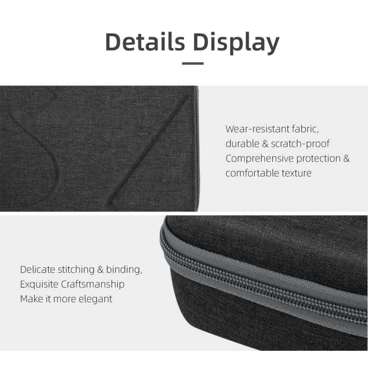 Sunnylife IST-B193 Storage Bag Case Handbag for Insta360 ONE X2 / X(Black)