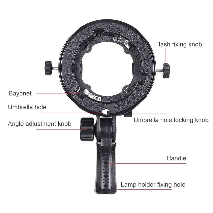TRIOPO TR-05 Flash Holder Multi-function Camera Universal S-type Holder Accessories Transfer Inte...
