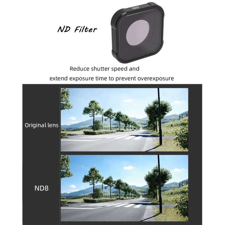JSR KB Series ND32 Lens Filter for GoPro HERO13 Black /12 Black /11 Black /10 Black /9 Black