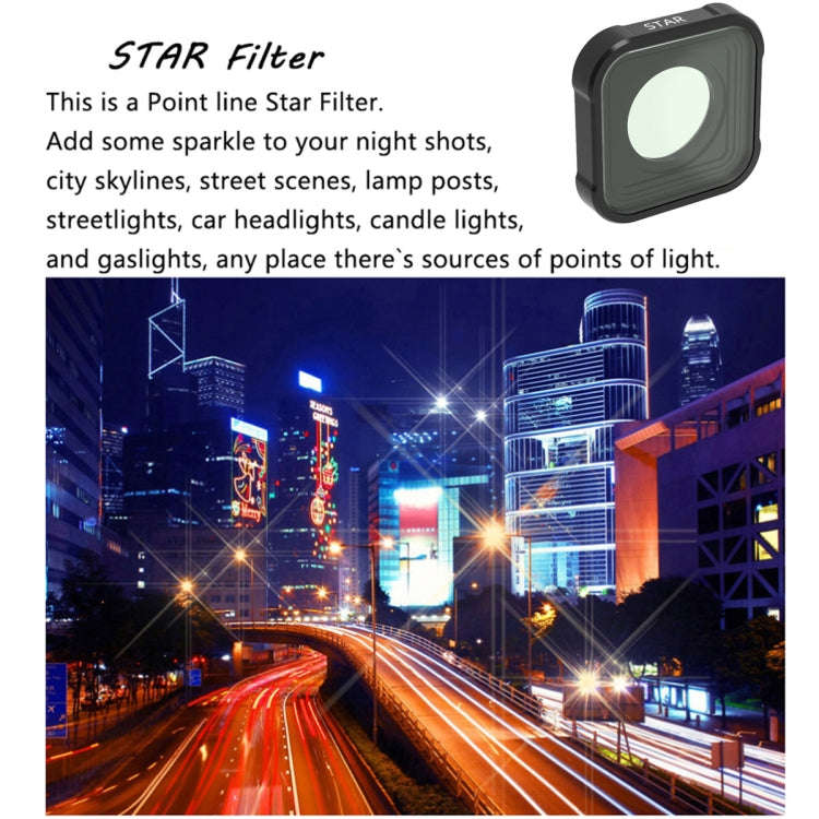 JSR KB Series STAR+MCUV+NIGHT+Diving Red+Diving Pink+ND8+ND16+ND32 Lens Filter for GoPro HERO13 B...