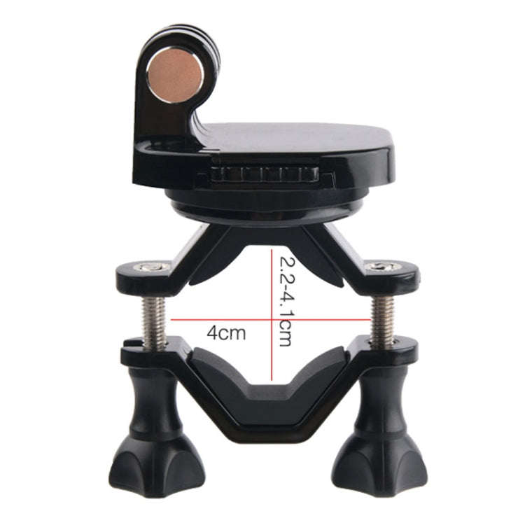 GP433 Bicycle Motorcycle Handlebar Mount for GoPro, Insta360, DJI and Other Action Cameras(Black)