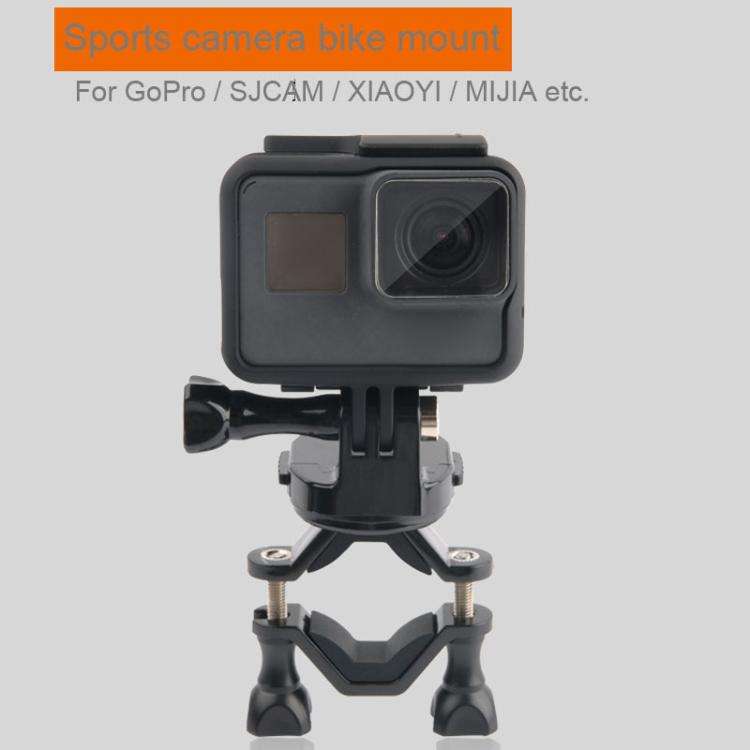 GP433 Bicycle Motorcycle Handlebar Mount for GoPro, Insta360, DJI and Other Action Cameras(Black)