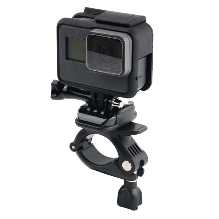 GP435 Small Size Bicycle Motorcycle Handlebar Fixing Mount for GoPro, Insta360, DJI and Other Act...