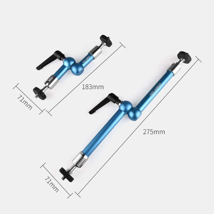 YELANGU 7 inch Adjustable Friction Articulating Magic Arm(Blue)