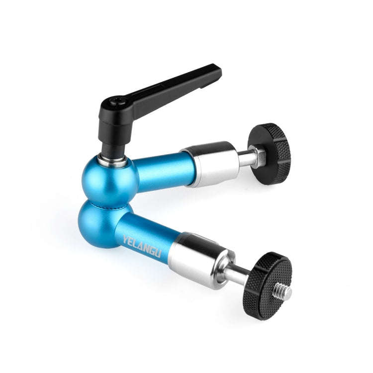 YELANGU 7 inch Adjustable Friction Articulating Magic Arm(Blue)