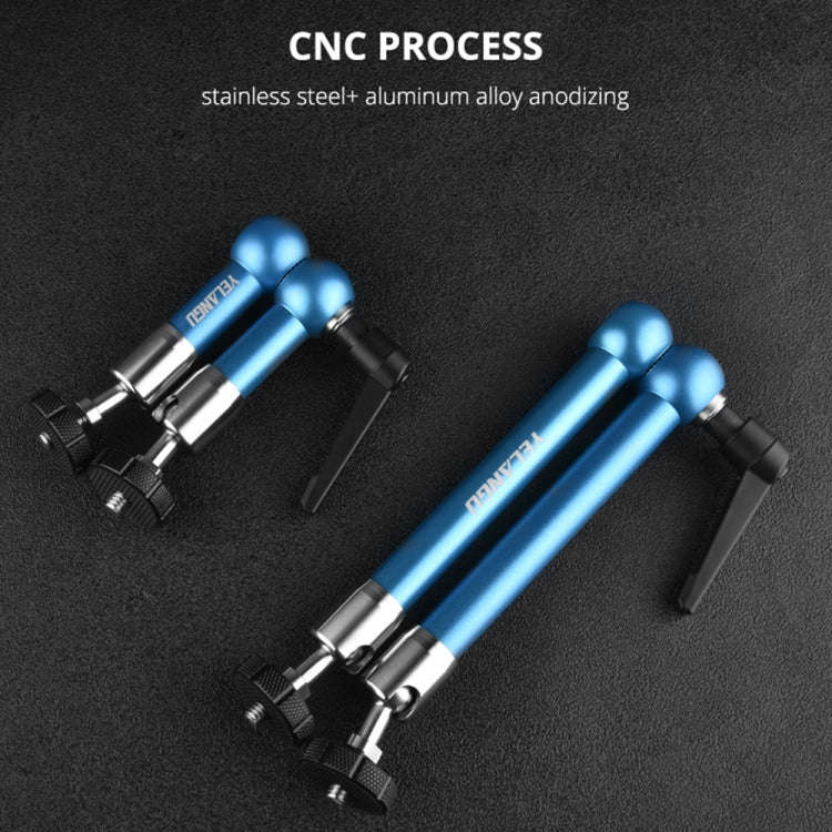 YELANGU 7 inch Adjustable Friction Articulating Magic Arm(Blue)