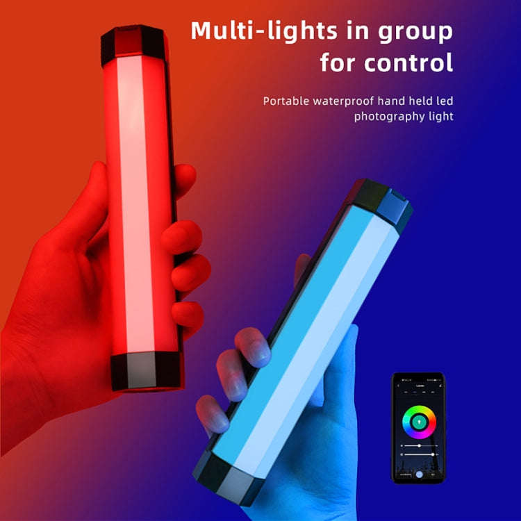 LUXCeO RGB Colorful Photo LED Stick Video Light APP Control Adjustable Color Temperature Waterpro...