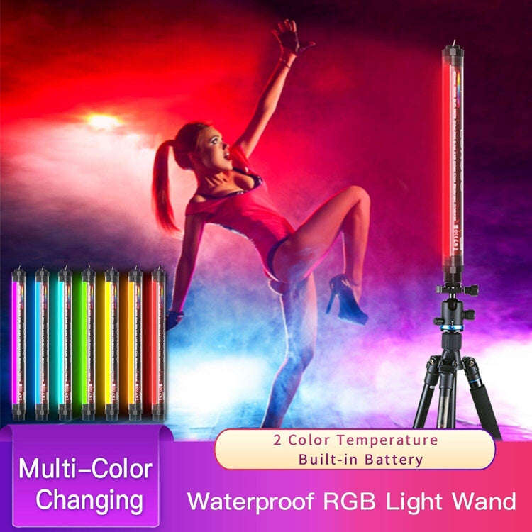 LUXCeO P7RGB Pro Colorful Photo LED Stick Video Light APP Control Adjustable Color Temperature Wa...