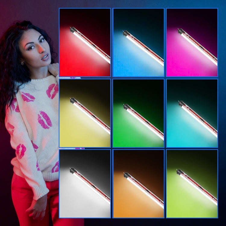 LUXCeO P7RGB Pro Colorful Photo LED Stick Video Light APP Control Adjustable Color Temperature Wa...