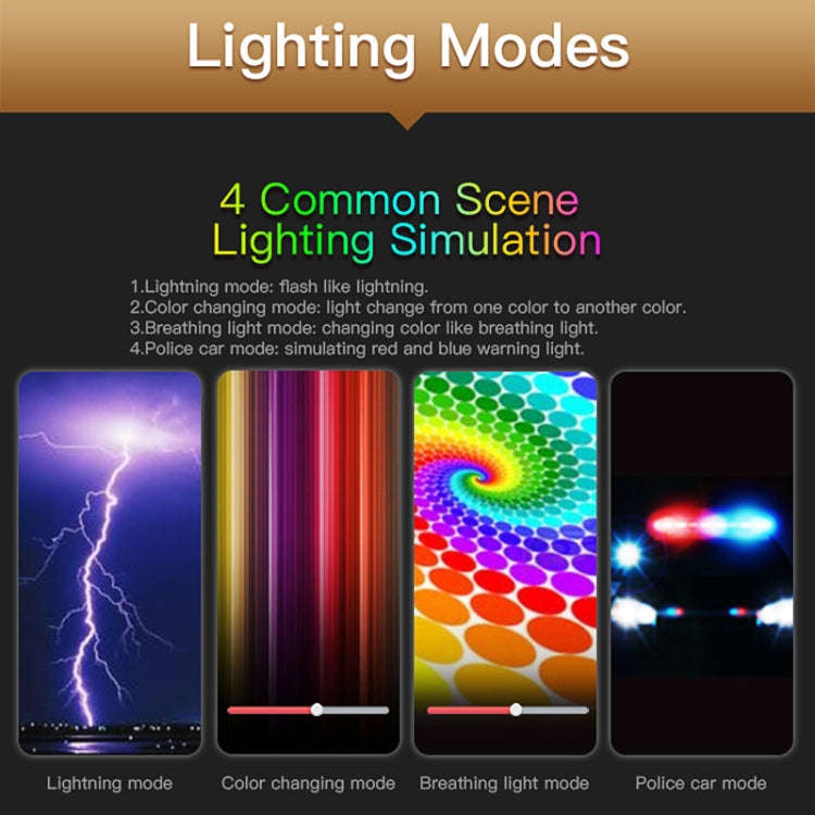 LUXCeO P7RGB Colorful Photo LED Stick Video Light APP Control Adjustable Color Temperature Waterp...