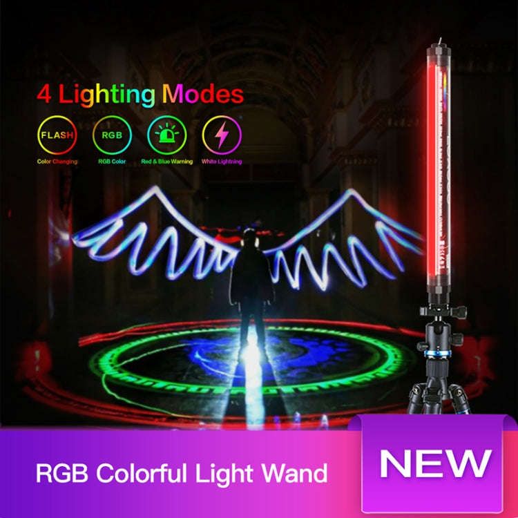 LUXCeO P7RGB Colorful Photo LED Stick Video Light APP Control Adjustable Color Temperature Waterp...