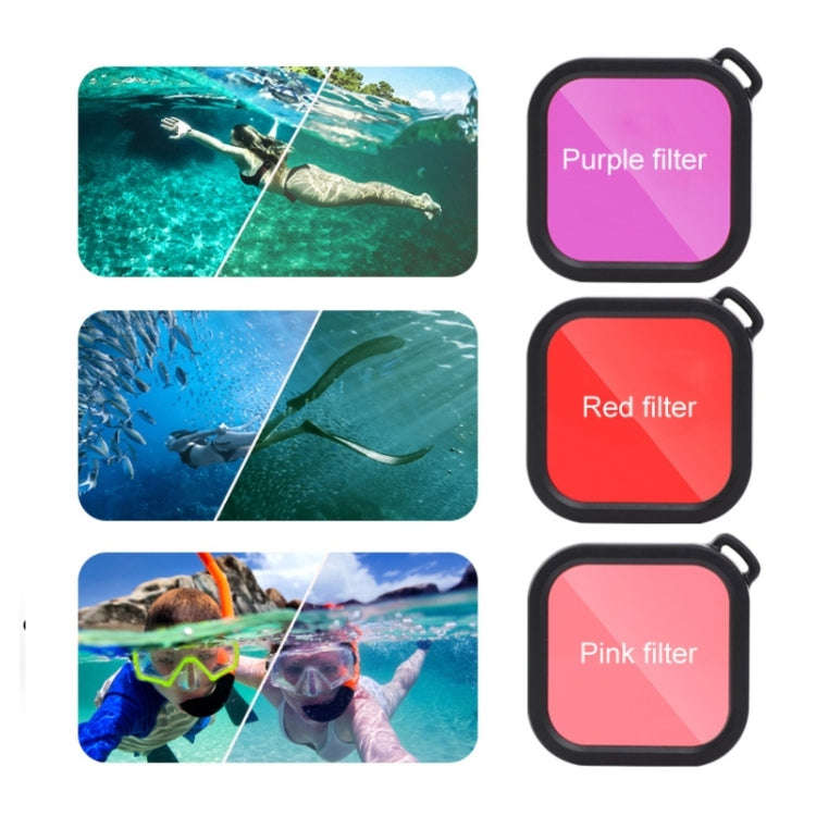 For GoPro HERO8 Black 45m Waterproof Housing Protective Case with Buckle Basic Mount & Screw & (P...