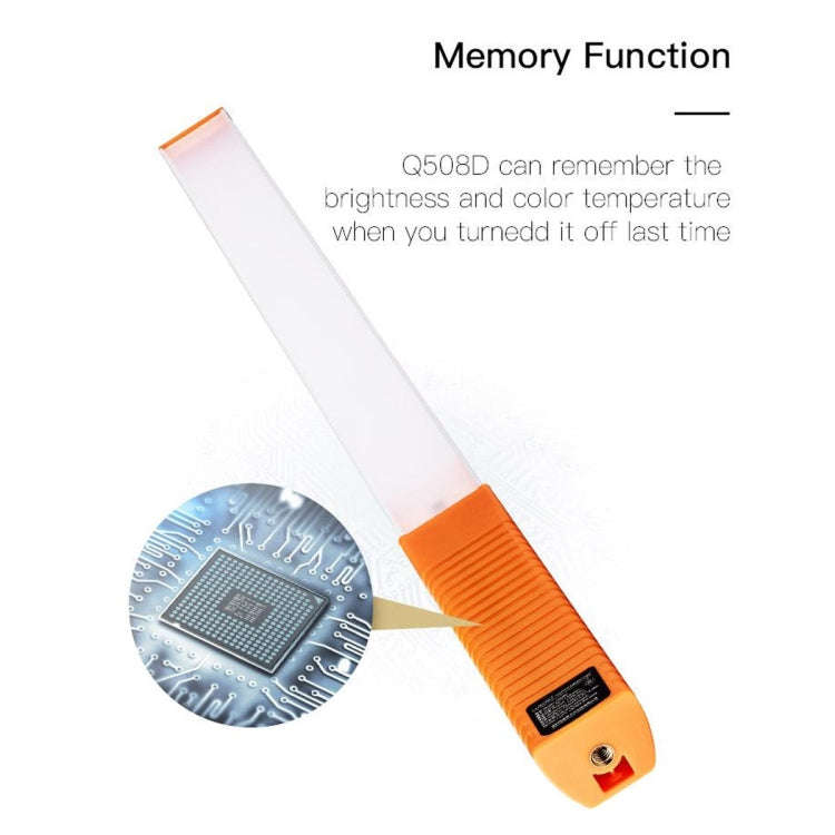 LUXCeO Q508D Dual Color Temperature Photo LED Stick Video Light Handheld LED Fill Light Flash Lig...