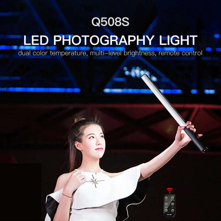 LUXCeO Q508S Dual Color Temperature 1000LM Photo LED Stick Video Light Handheld LED Fill Light Fl...