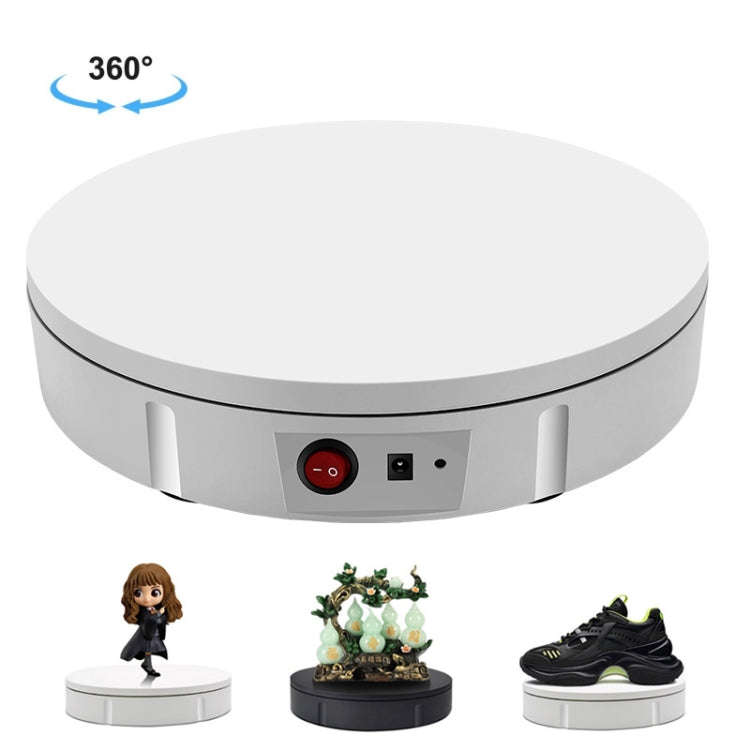 30cm Electric Rotating Turntable Display Stand Video Shooting Props Turntable for Photography, Lo...