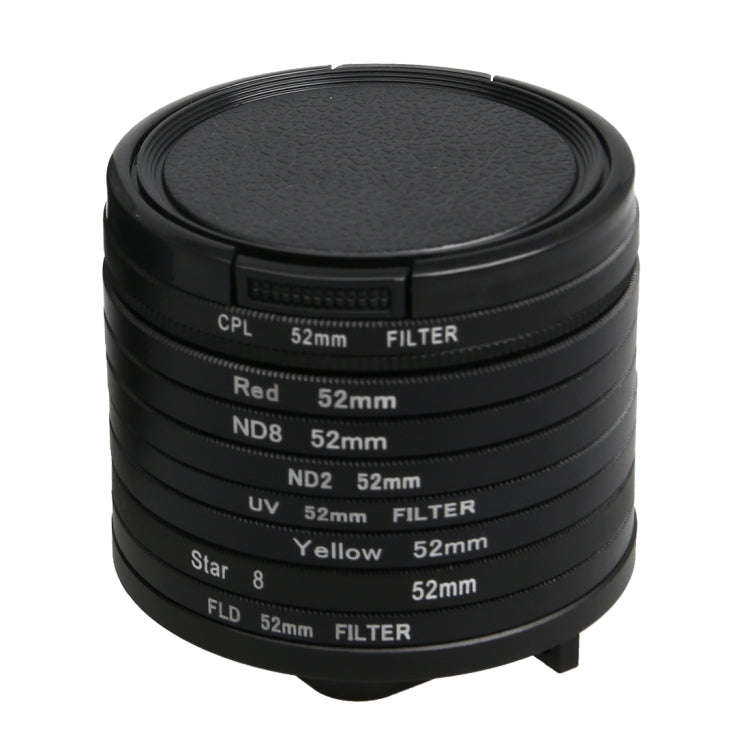For GoPro HERO5 Sport Action Camera Proffesional 52mm Lens Filter(CPL + UV + ND8 + ND2 + Star 8 +...