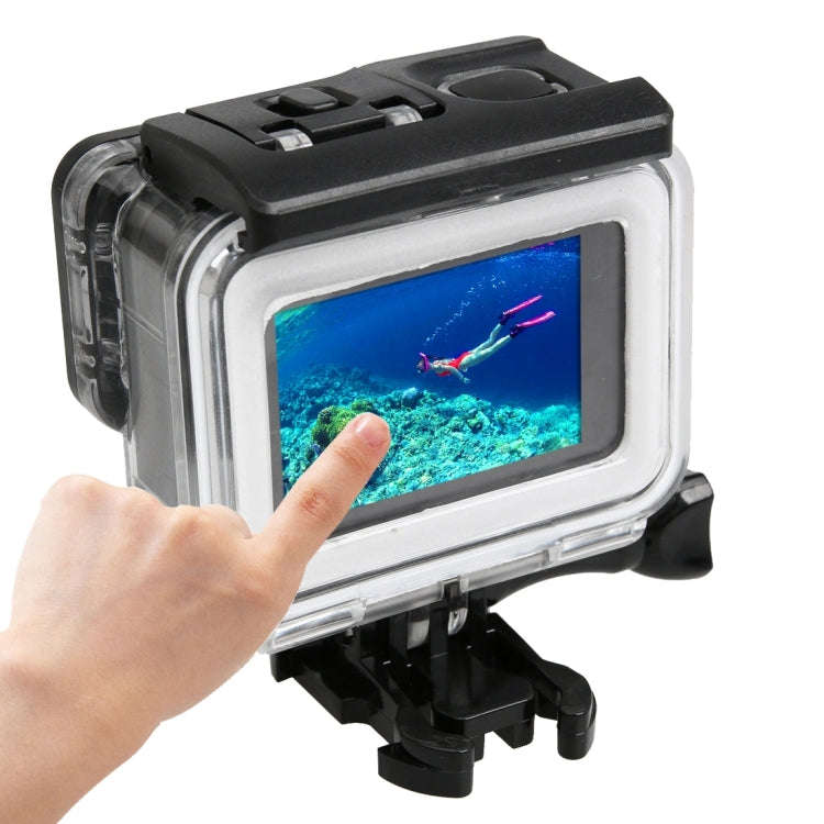 For GoPro HERO5 30m Waterproof PC & ABS Housing Protective Case + Touch Back Cover with Buckle Ba...