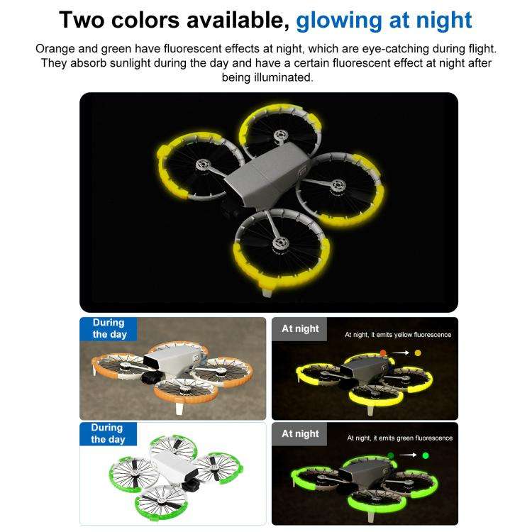 For DJI Flip STARTRC Propeller Guard Bumper (Green)