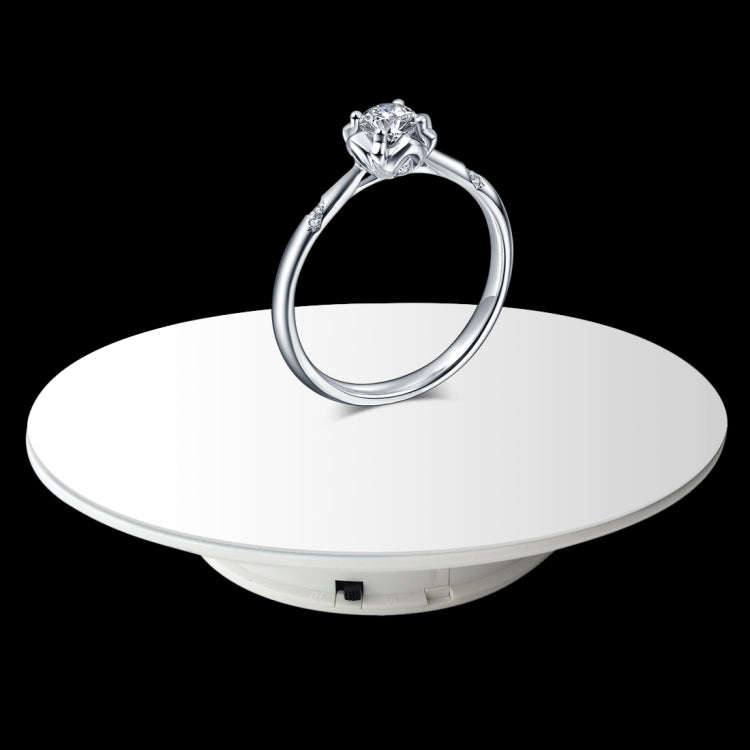 25cm 360 Degree Electric Rotating Mirror Surface Turntable Display Stand Video Shooting Props Tur...