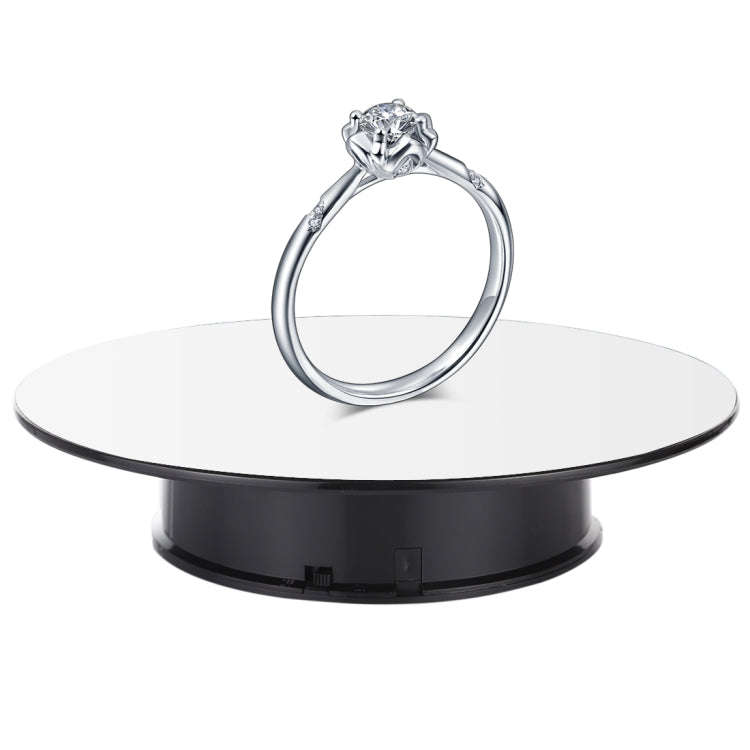 25cm 360 Degree Electric Rotating Mirror Surface Turntable Display Stand Video Shooting Props Tur...