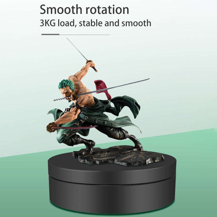 12cm 360 Degree Rotating Turntable Matte Electric Display Stand Video Shooting Props Turntable, L...