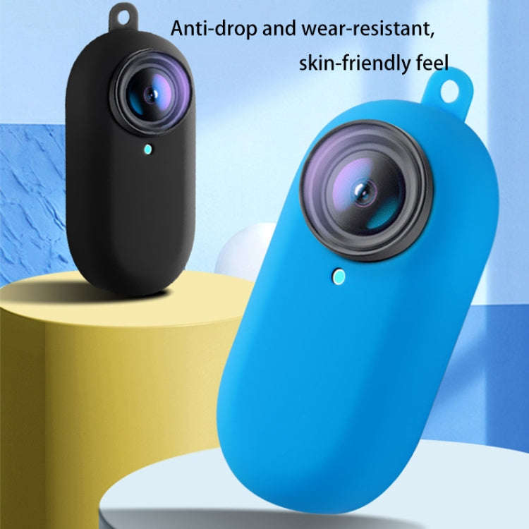 Silicone Protective Case for Insta360 GO 2 Body(Blue)