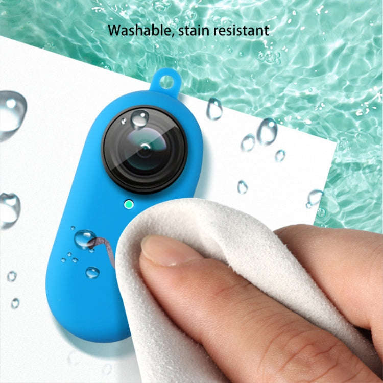 Silicone Protective Case for Insta360 GO 2 Body(Blue)