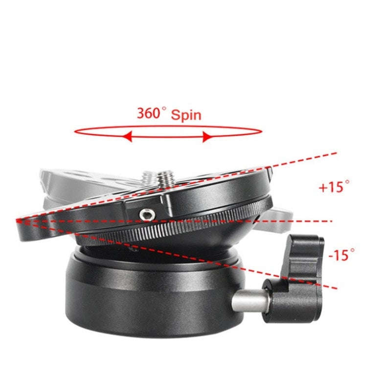 BEXIN DY-60N 3/8 inch Thread Dome Professional Tripod Leveling 360 Degree Panorama Head Base with...
