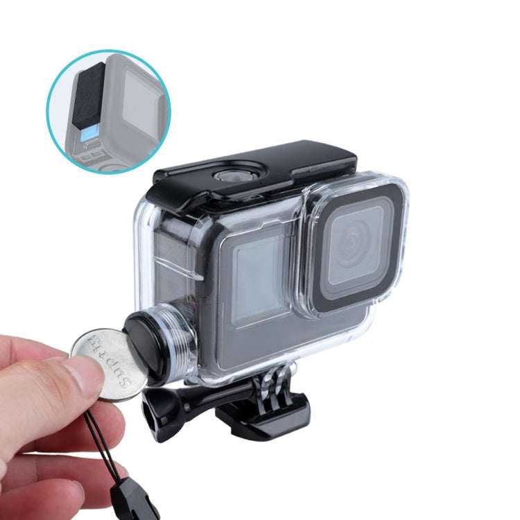 For GoPro HERO10 Black / HERO9 Black 30m Charging Waterproof Housing Case with Buckle Basic Mount...