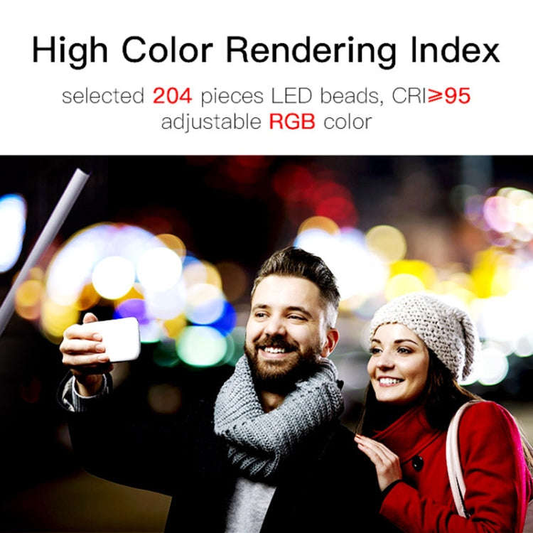LUXCeO Q508A 8 Color Photo LED Stick Video Light Waterproof Handheld LED Fill Light Flash Lightin...