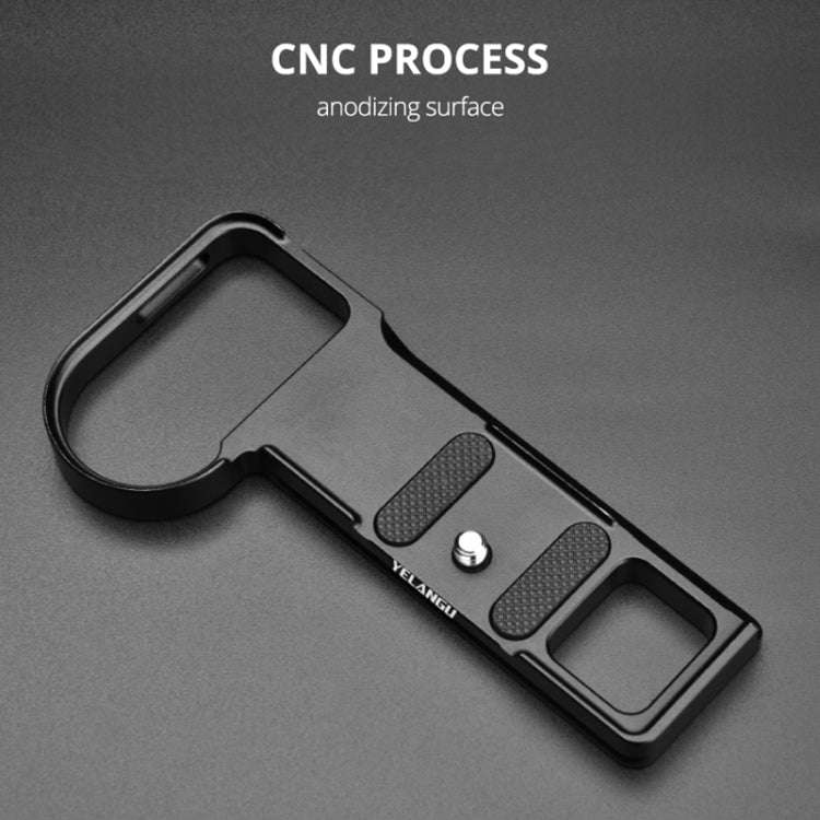 YELANGU CL7 Camera Expansion Board Base L Plate for Nikon Z6 / Z7(Black)
