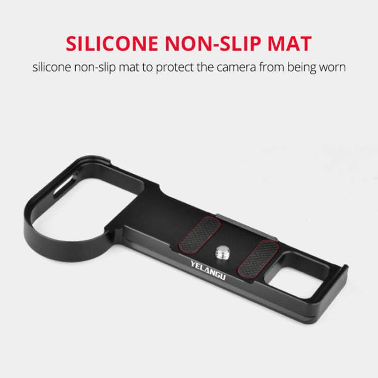 YELANGU CL7 Camera Expansion Board Base L Plate for Nikon Z6 / Z7(Black)